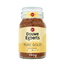 Douwe Egberts Pure Gold Freeze Dried Medium Roast Coffee 190g