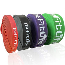 TheFitLife Resistance Pull Up Bands - Pull-Up Assist Exercise Bands, Long Workout Loop Bands for Body Stretching, Powerlifting, Fitness Training,