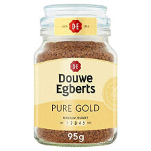 Douwe Egberts Pure Gold Instant Coffee 95g (Total of 6 Jars)