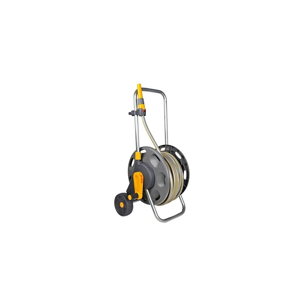 Hozelock Advanced Manufacturing 2435 Assembled Reel + 50 Metre Hose + Fittings