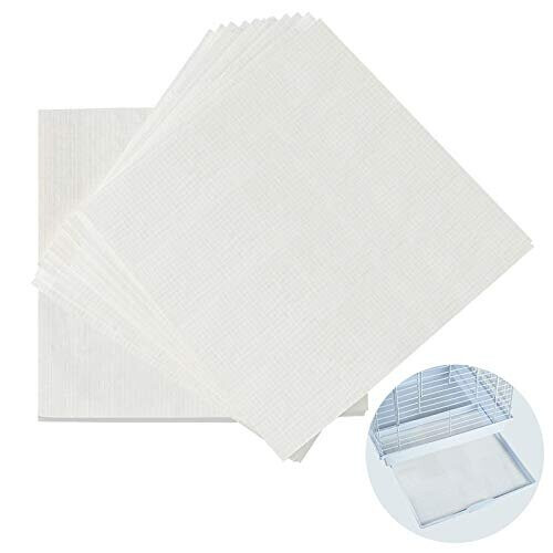 Furpaw Birdcage Disposable Bird Cage Liners Papers, Waterproof Sandpaper for Bird Cages, Budgies