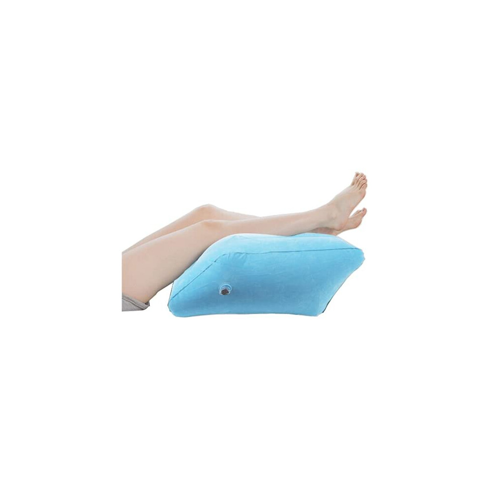 Queen.y Leg Elevation Pillow,Pvc Inflatable Leg Rest Foldable Inflatable Leg Pillow Wedge Cushion Knee Support Pillow For Puncture-Resistant