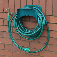 Vivo Technologies Garden Hose Pipe Hanger Wall Mounted Cable Tidy Storage Shed Hose Reel Holder Hosepipe Holder Wall Mount Outdoor