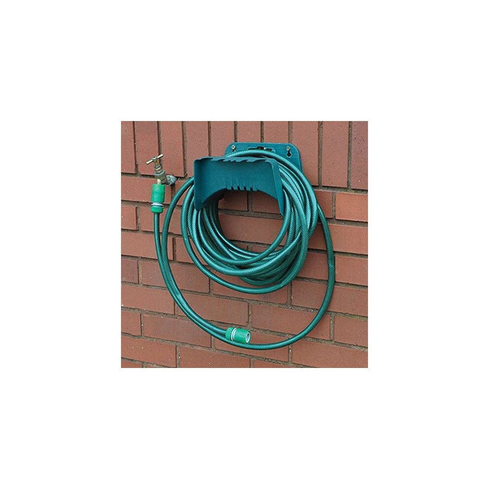 Vivo Technologies Garden Hose Pipe Hanger Wall Mounted Cable Tidy Storage Shed Hose Reel Holder Hosepipe Holder Wall Mount Outdoor