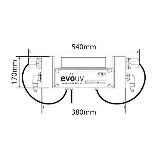 Evolution Aqua EvoUV Aquarium Fish Tank UV Steriliser (EVO25S - 25w) 2