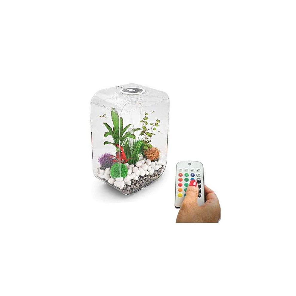 BiOrb LIFE 60L Clear Aquarium Fish Tank with Multi Colour LED Lighting
