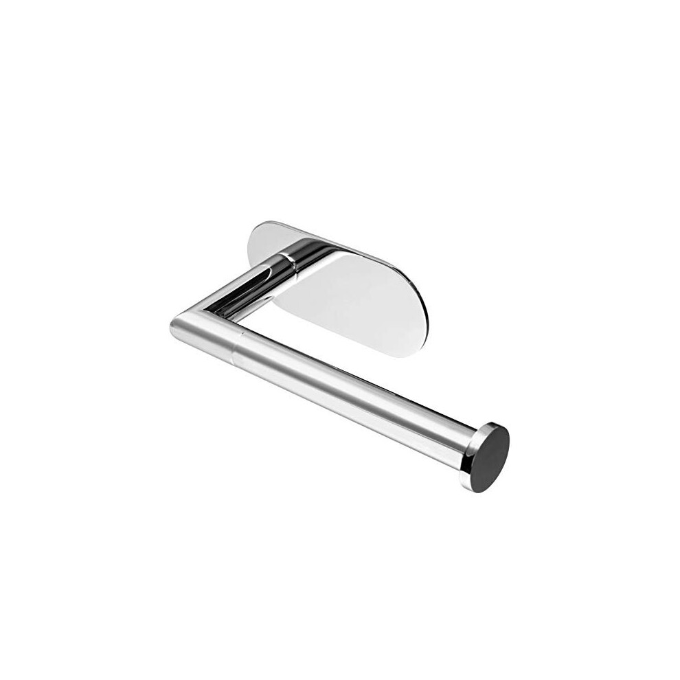 Polarduck Toilet Roll Holder Wall Mounted, 3M self Adhesive Toilet Roll Holder SUS 304 Stainless Steel Toilet Paper Holder No Drilling for Bathro