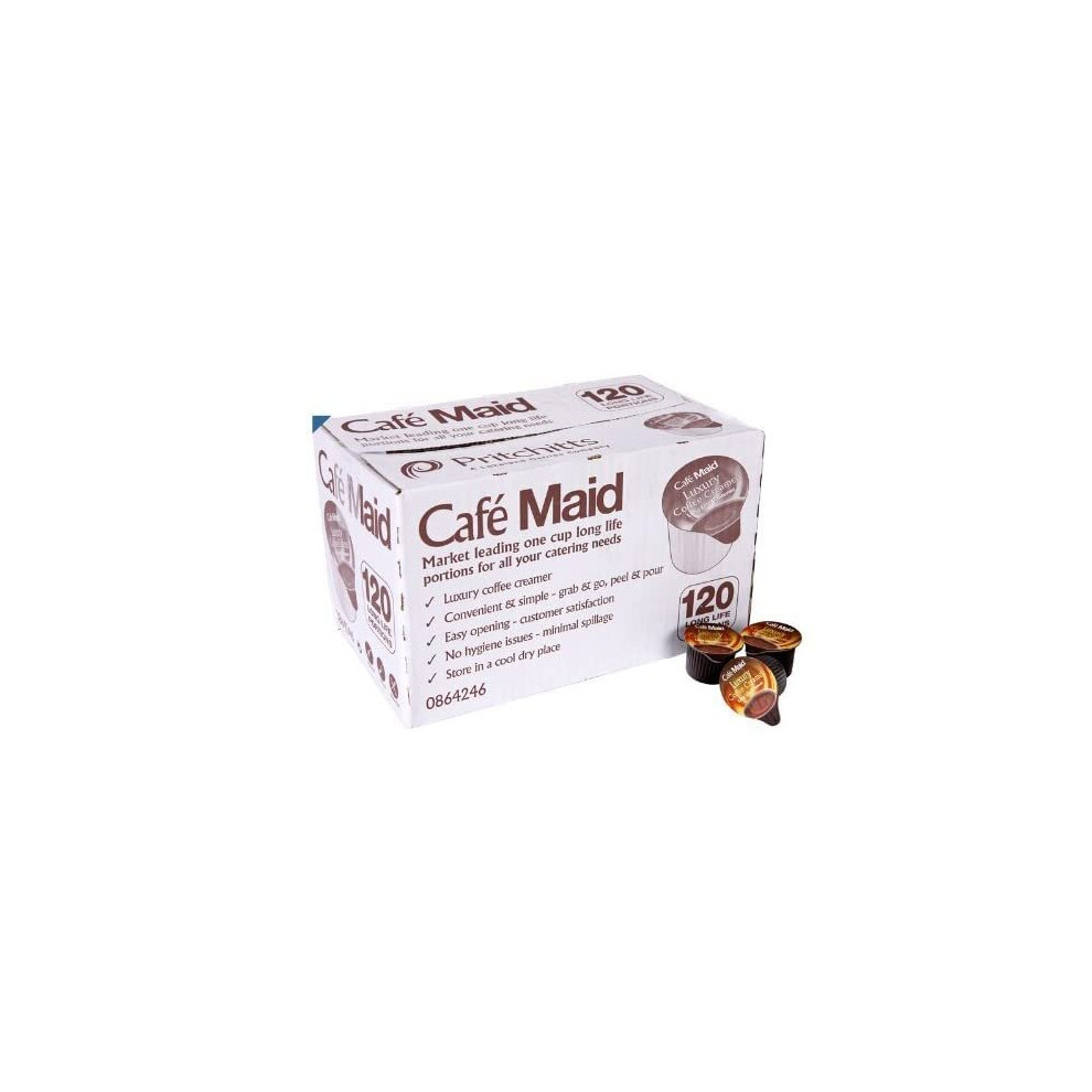 240 CafÃ© Maid Luxury Coffee Creamer Long Life Individual Portions