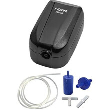 Hidom 2.0w Aquarium Air Pump Single Valve HD-601 with Accessories
