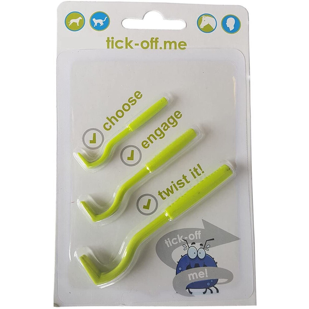 Tick-Off.me Tick-Off Tick Remover For Dogs Cats Horses Pets People