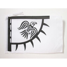 AZ FLAG Viking Raven Flag 18'' x 12'' cords - Scandinavia SMALL flags 30 x 45cm - Banner 18x12 in