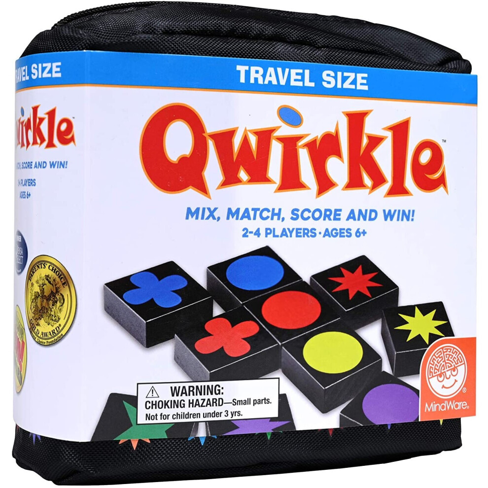 MindWare Qwirkle Travel Edition: Mix, Match, Score & Win!