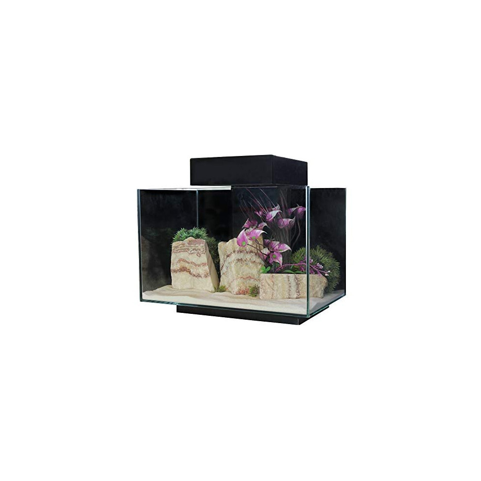 Aqua One Platform 21 Aquarium Fish Tank 40Cm 21L White/Blue