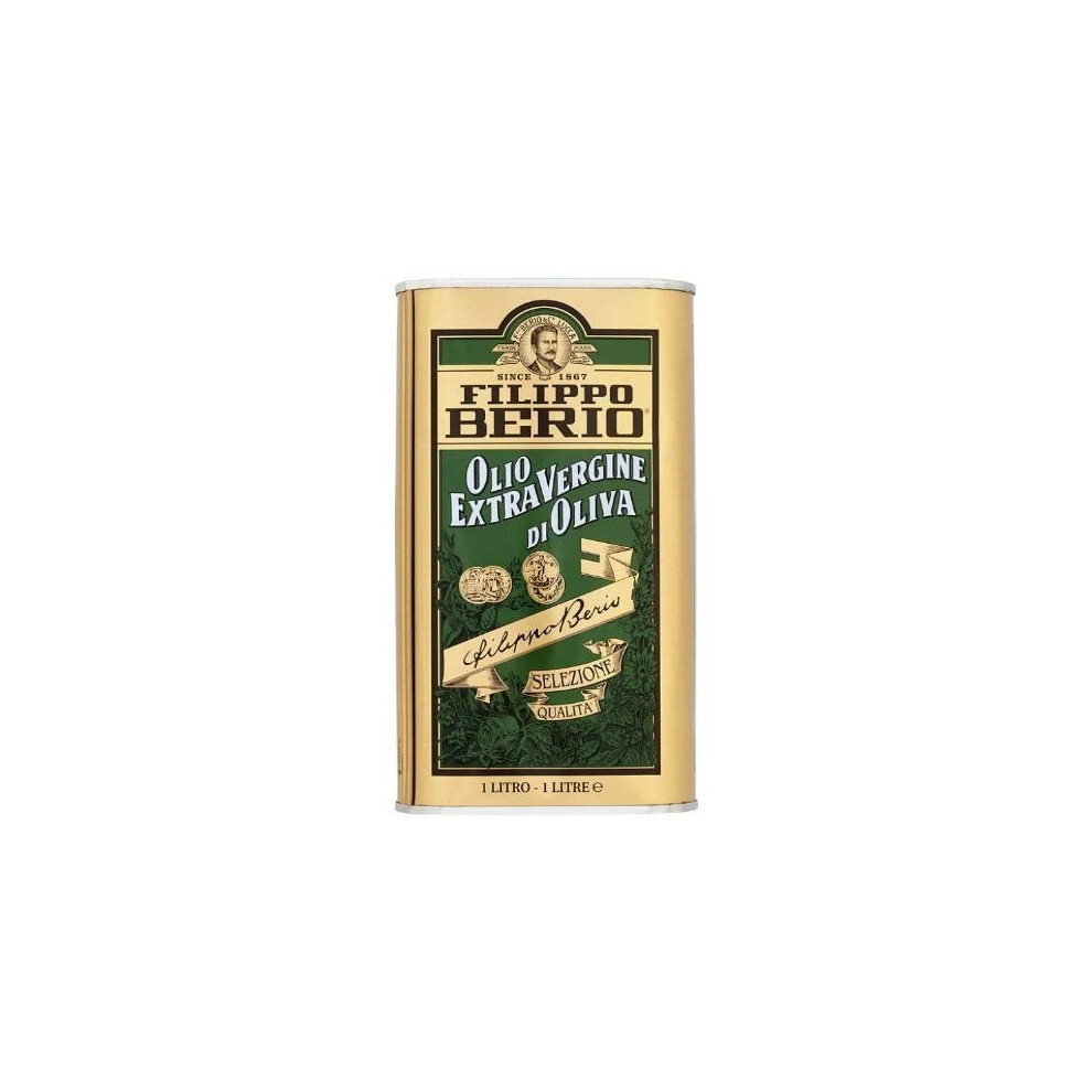 Filippo Berio Extra Virgin Olive Oil Tin, 1L