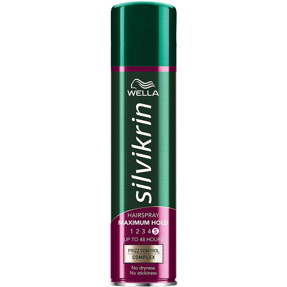 WELLA Silvikrin Maximum Hold Hairspray, 75 ml