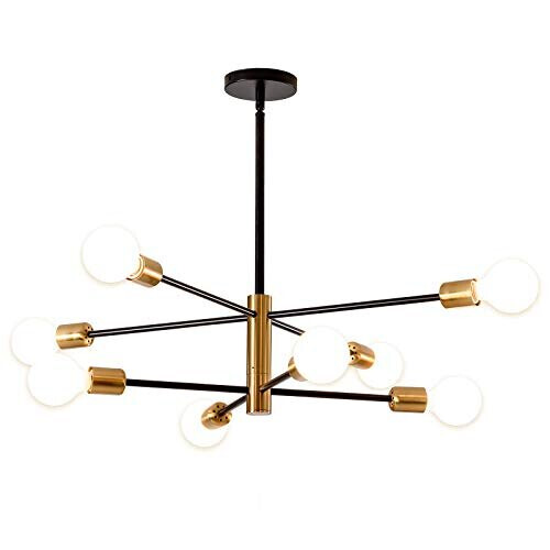 Modern Sputnik Chandelier,SOZOMO Nordic Pendant Lighting Fixture With 3 ...