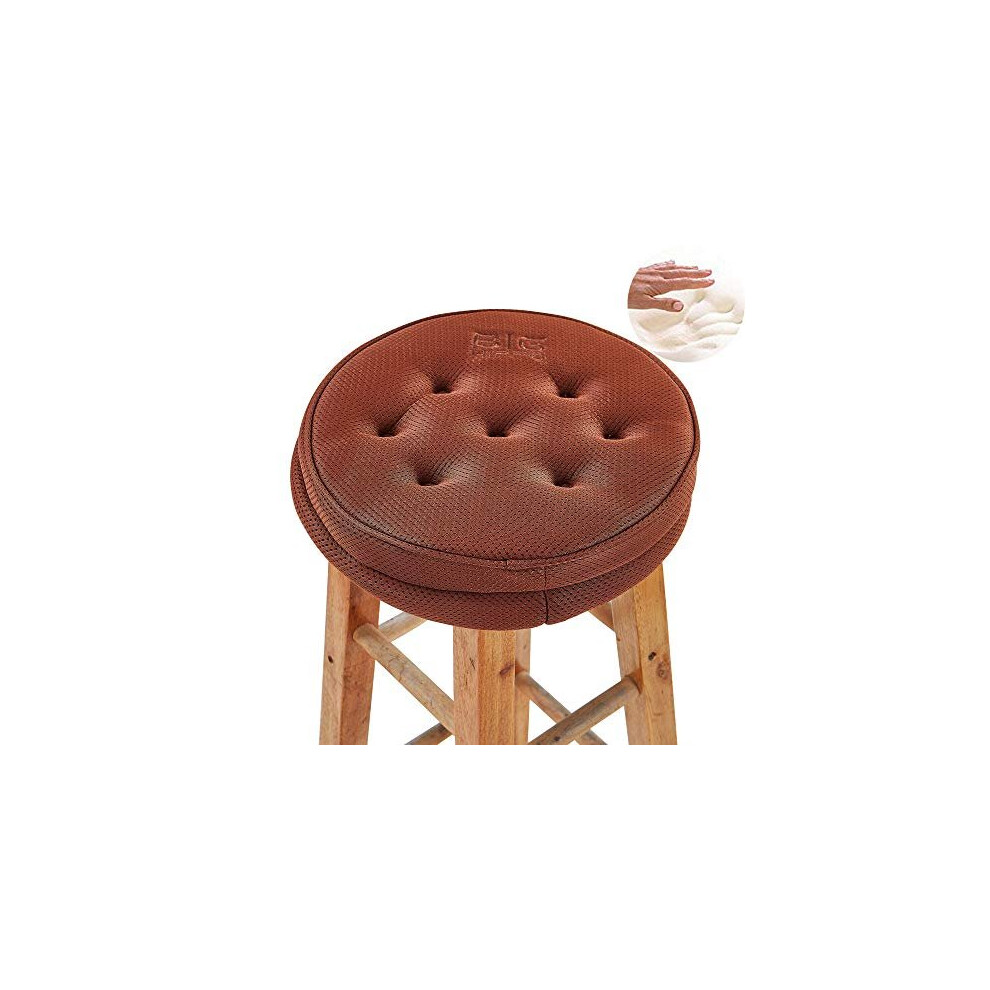 Big Hippo Chair Cushion, Round Seat Pads for Dining Chairs Memory Foam Seat Cushion Comfortable Padded Round Chair Cushions Fit for Home, Kitchen