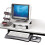 Fellowes Fellowes UnderDesk Keyboard Manager - Keyboard drawer with mouse tray - platinum 2
