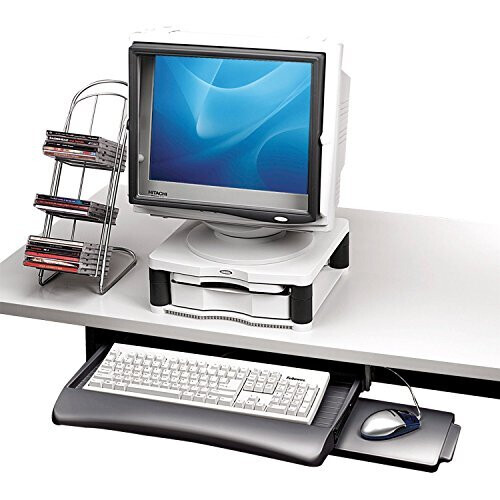 Fellowes Fellowes UnderDesk Keyboard Manager - Keyboard drawer with mouse tray - platinum 1