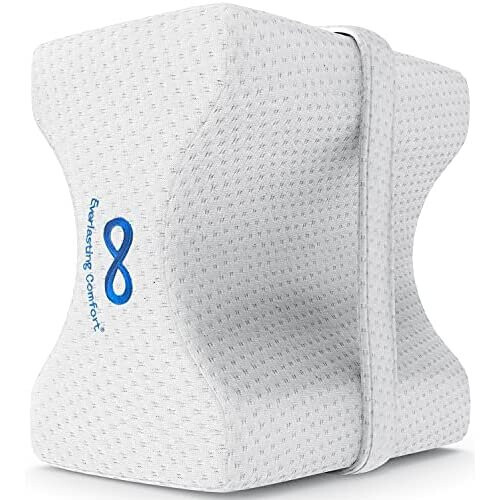 Everlasting Comfort Knee Pillow for Sleeping - Hip, Lower Back, and Sciatic Nerve Pain Support
