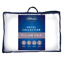 Silentnight Hotel Collection Pillow 2 Pack  Pair of Luxury Hotel Quality Pillows Hypoallergenic and Machine Washable  Pack of 2