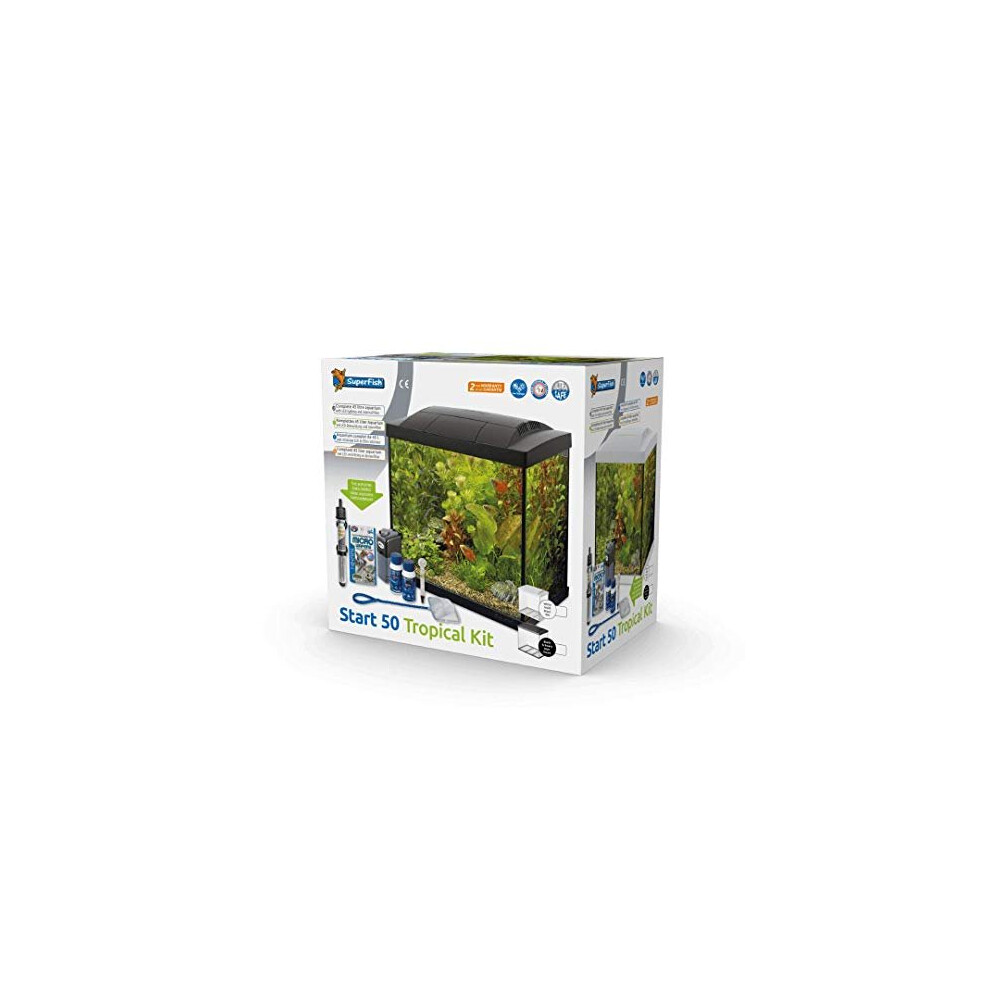 Superfish Start 50 Aquarium - Black