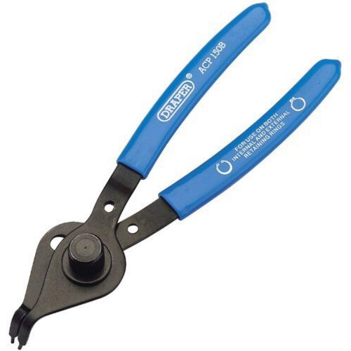 Draper Draper 12492 Bent Nose Circlip Pliers, Reversible