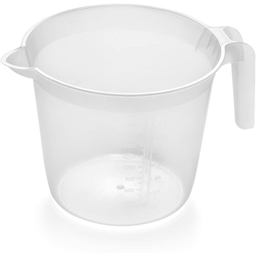 Addis Addis 518007 Measuring and Mixing Jug with Handle, Transparent