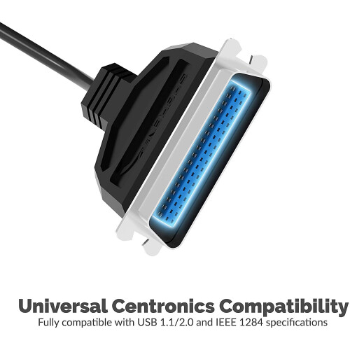 Sabrent USB to Parallel IEEE 1284 Printer Cable Adapter (CB-CN36) 2