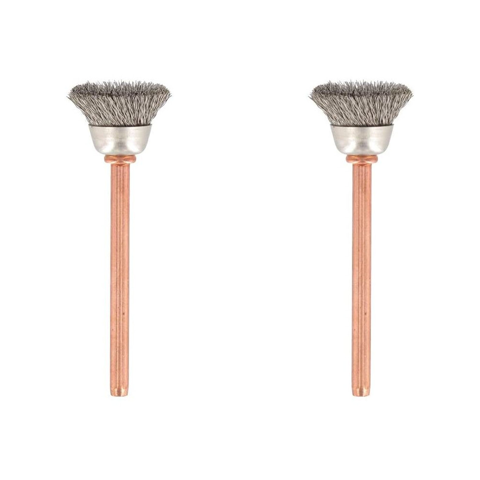 Dremel Stainless Steel Wire Brush (531) - Rotary Tool Accessory for Cleaning of Corrosive Resistant Materials, Working Diameter 13 mm