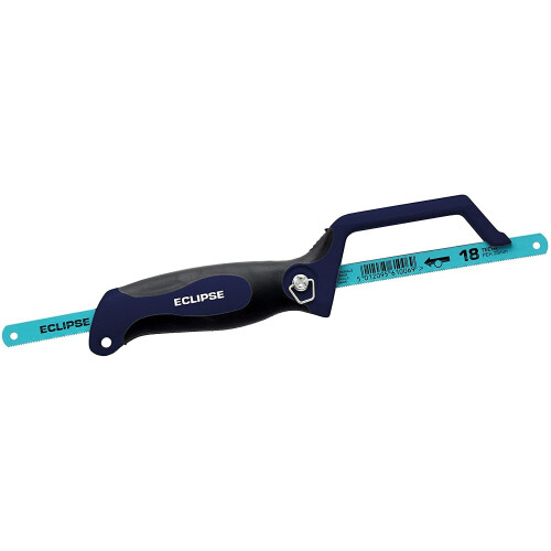 Eclipse Professional Tools 15TND Mini Hacksaw Frame, Black/Blue