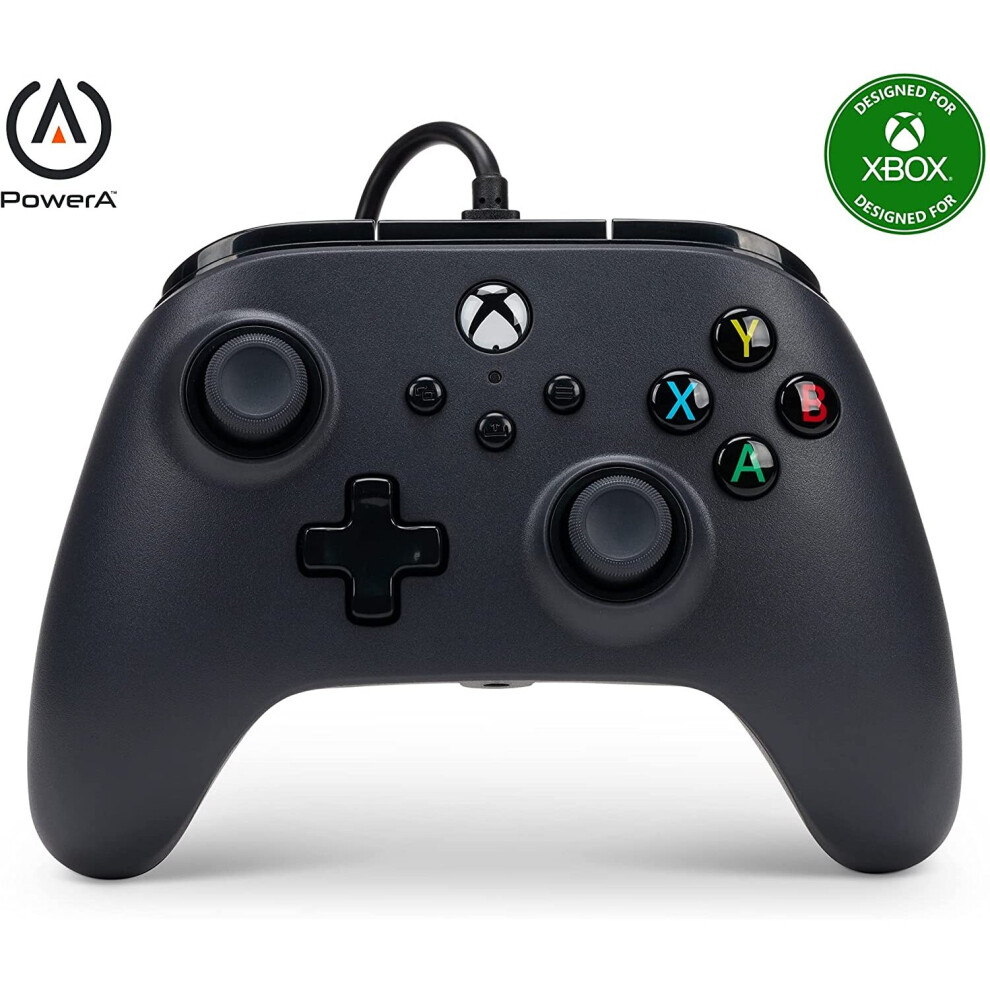 Powera Black Wired Controller For Xbox Series Small