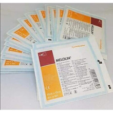 MELOLIN QTY 50 10cm x 10 cm INDIVIDUAL STERILE NON ADHERENT DRESSINGS