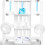 Munchkin Munchkin Tidy Dry Space Saving Baby Bottle Drying Rack, White 7