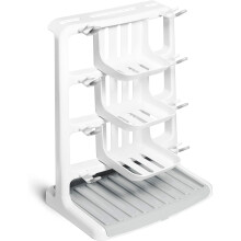 Munchkin Tidy Dry Space Saving Baby Bottle Drying Rack, White