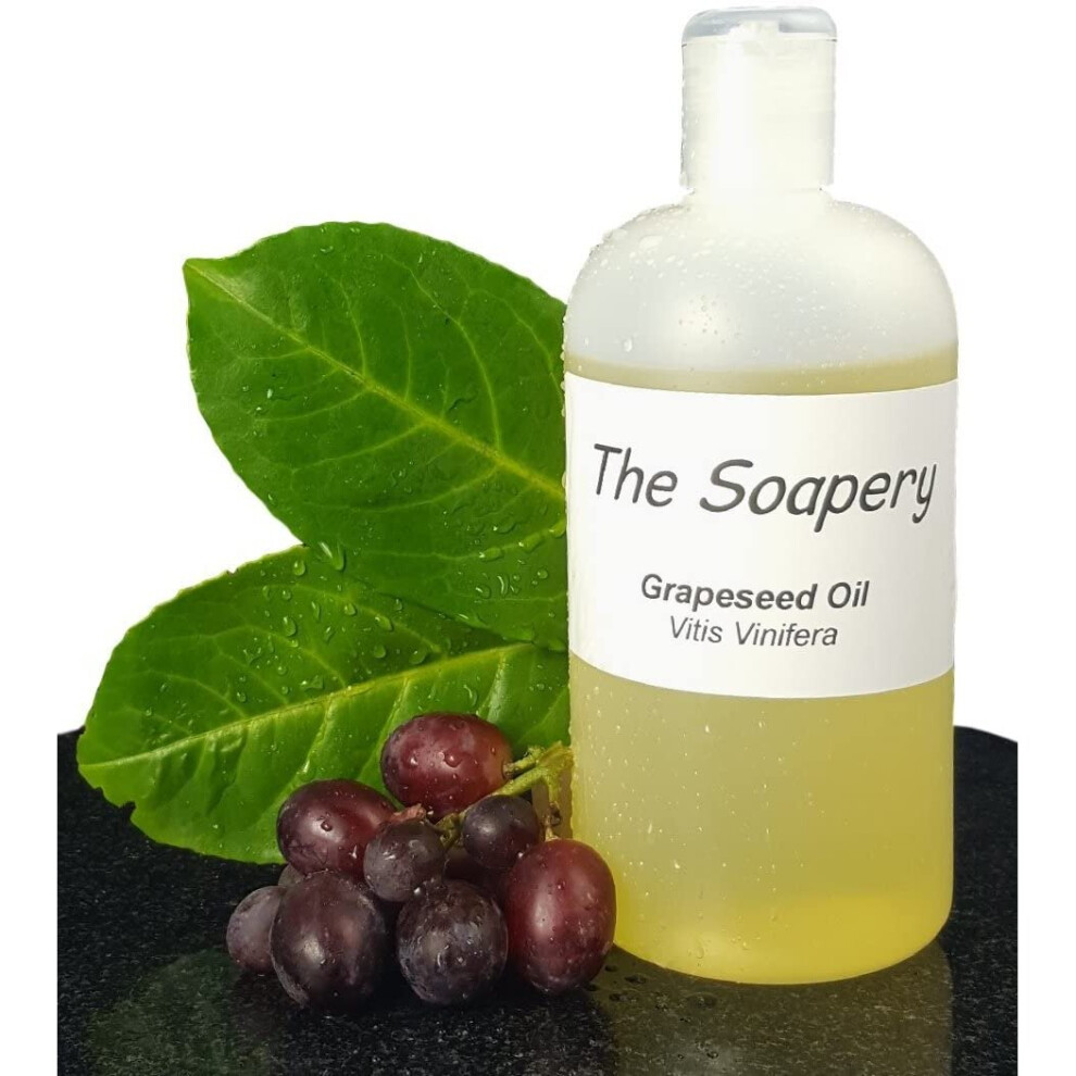 Thesoapery Grapeseed Oil 500Ml - Cosmetic Grade - Also A Carrier Oil For Massage And Aromatherapy