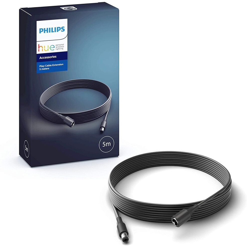 Philips Hue Black Play Extension Cable, 5M