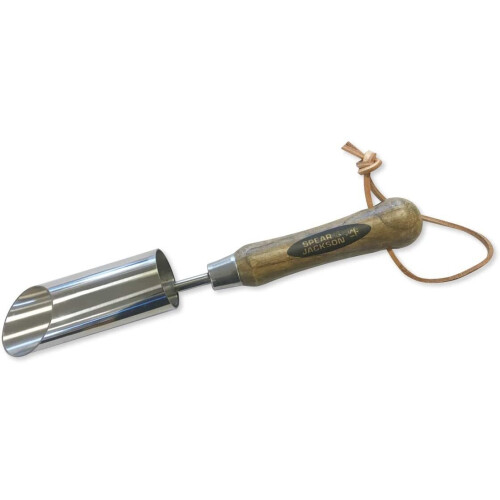 Spear & Jackson Spear & Jackson 5100BP Traditional Stainless Bulb Planter, Brown/Silver