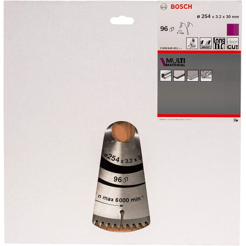 Bosch Vikasauma, radial, pyörösaha 254x30 2