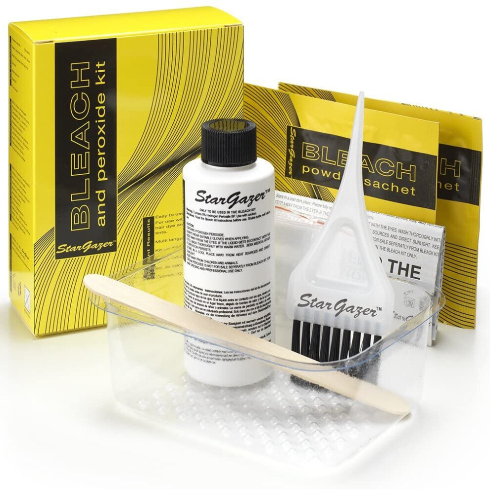 Stargazer Bleach and Peroxide Kit, the complete home kit for hair decolouring and bleaching-image-OPC-P8WDG2K-NEW