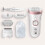 Braun Braun Silk-épil 9-890 Epilator for Long-Lasting Hair Removal Includes a Bikini Styler High Frequency Massage Cap Shaver and Trimmer Head Cordless Wet 5
