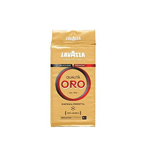 Lavazza Lavazza Qualità Oro, 100% Arabica Medium Roast Ground Coffee, 250 g, (Pack of 6)