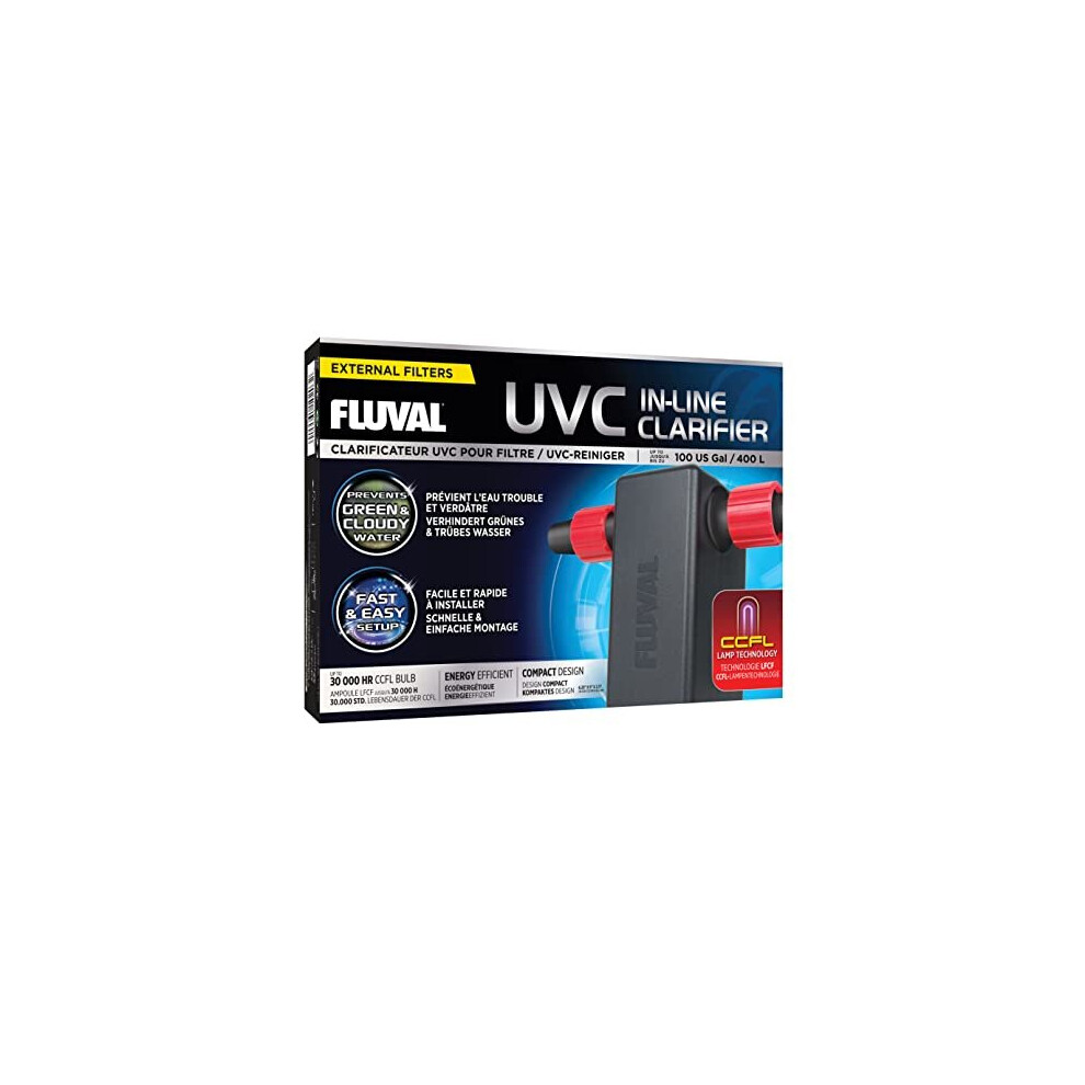 Fluval UVC Clarifier Aquarium UVC Clarifier with CCFL Lamp Technology