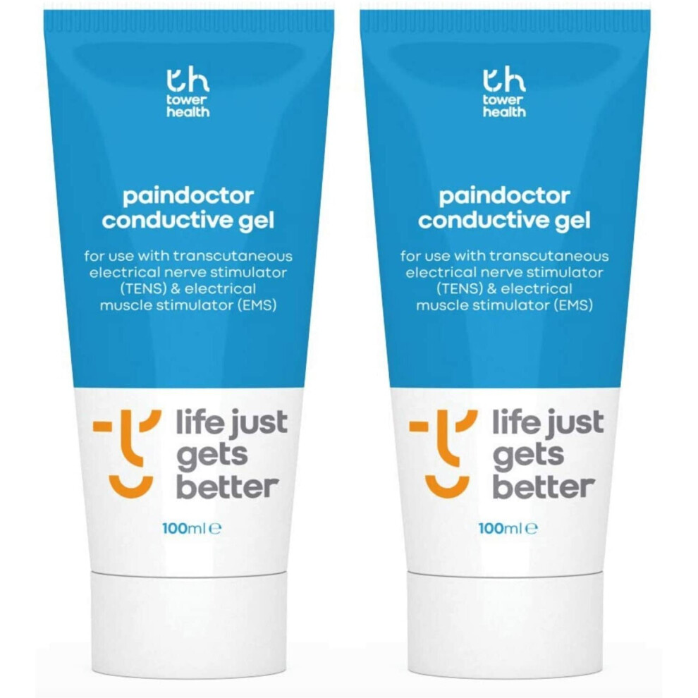 Pain Doctor Conductive Gel 2X Paindoctor Improve Conductivity For Best Stimulation And Results Enhance Selfadhesive Properties To Be Used With Tens