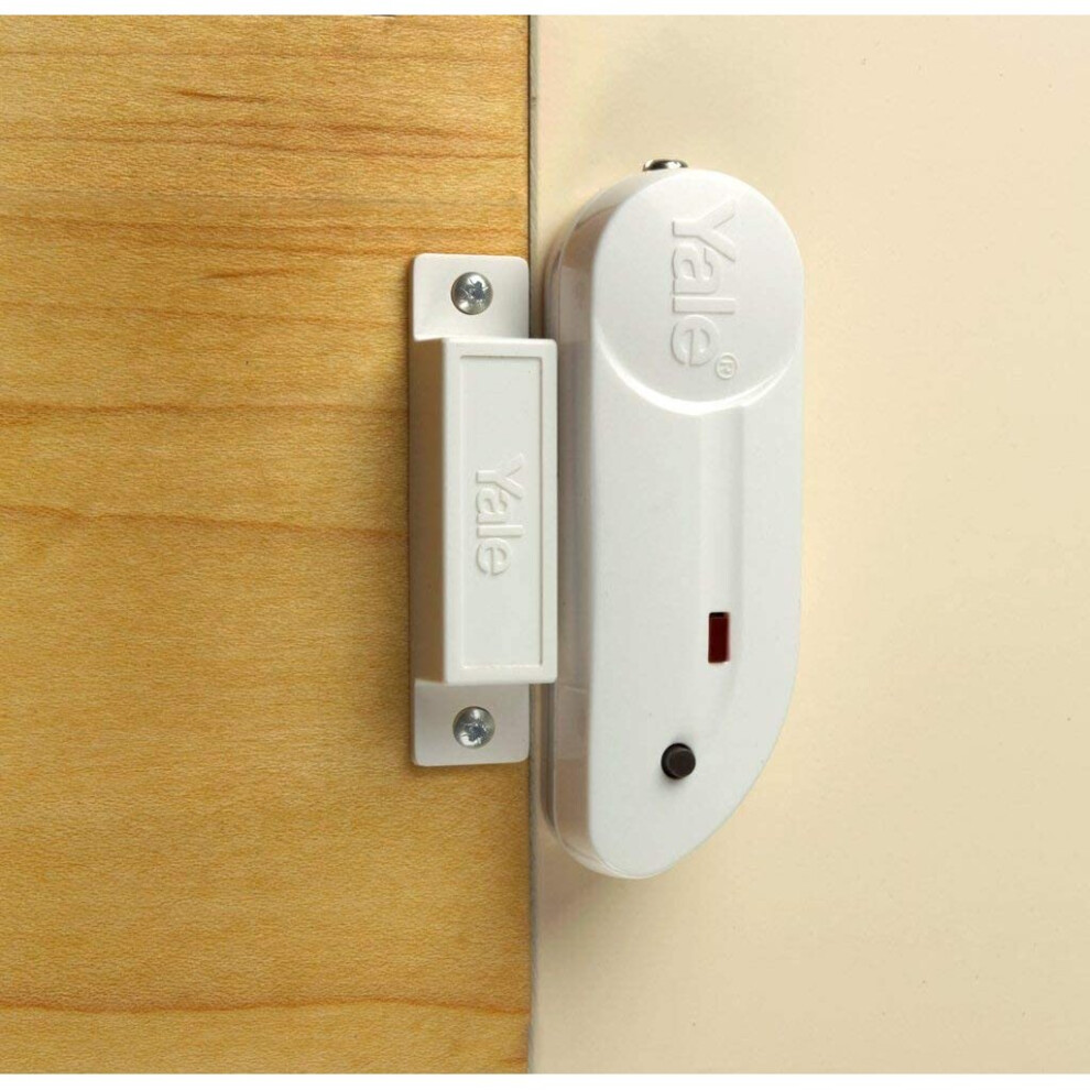 Yale B-HSA6010 Alarm Accessory Door/Window Contact White, Accessory for HSA Alarms Including YES-ALARMKIT, Suitable for Main Access Points, White