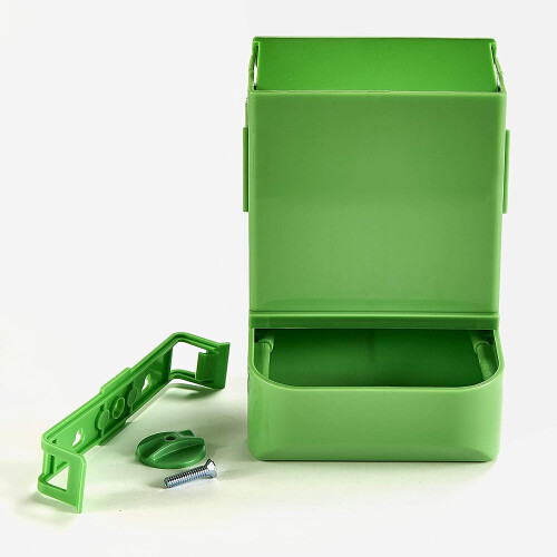 Kaytee Gravity Bin Feeder with Bracket to Attach to Small Animal Cage, Assorted Colours 1