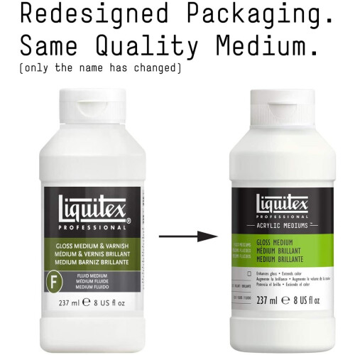 Liquitex 5008 Professional Gloss Fluid Medium and Varnish - 237 ml 1