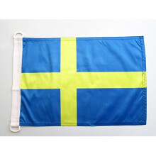 AZ FLAG Sweden NAUTICAL Flag 18'' x 12'' - Swedish flags 30 x 45 cm - Banner 12x18 in for boat