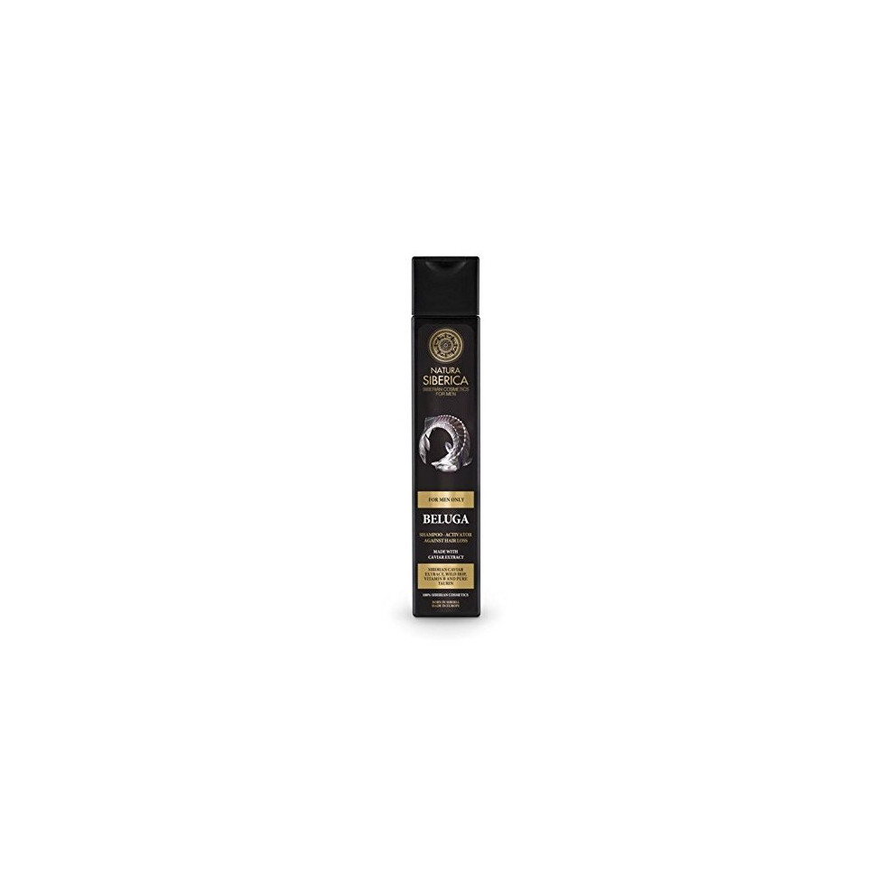 Natura Siberica Men's Beluga Shampoo Activator Against Hair Loss, 250 Ml
