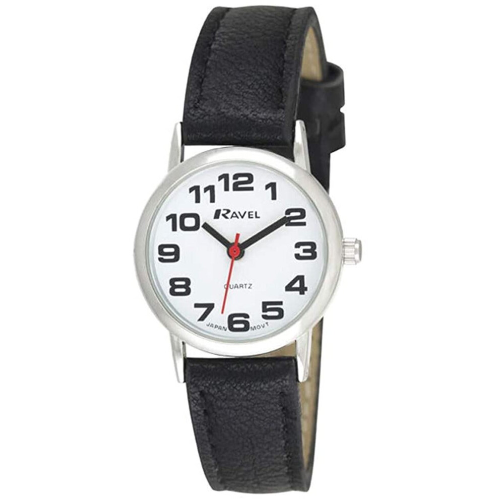 Ravel Unisex Easy Read Watch With Big Numbers